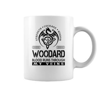 Woodard Blood Runs Through My Veins Coffee Mug - Seseable