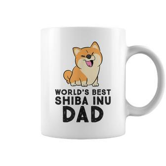 Worlds Best Shiba Inu Dad Dog Shiba Dad Coffee Mug | Mazezy