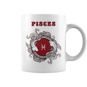 Zodiac Sign Pisces V2 Coffee Mug | Mazezy