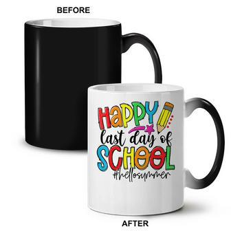 Happy Last Day Of School Teacher Student Graduation Gifts Coffee Color Changing Mug | Mazezy
