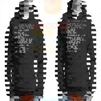 18Th Birthday - 18 Year Old Awesome Since February 2005 Hoodie | Mazezy