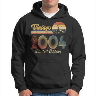 19 Year Old Gifts Made In 2004 Vintage 19Th Birthday Retro Hoodie - Seseable