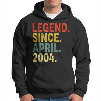 19 Year Old Legend Since April 2004 19Th Birthday Hoodie | Mazezy