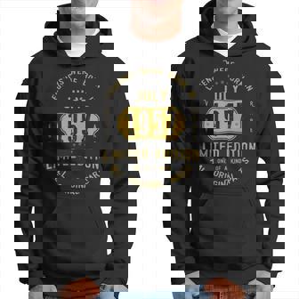 1957 July Birthday 1957 July Limited Edition Men Hoodie - Thegiftio UK