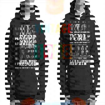 1988 Born In December Retro-Geschenkidee Hoodie - Seseable
