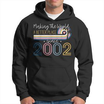 20 Year Old Woman Making The World Better Place Since 2002 Hoodie - Seseable