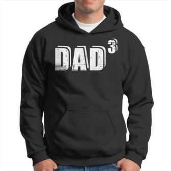 3Rd Third Time Dad Father Of 3 Kids Baby Announcement  Hoodie