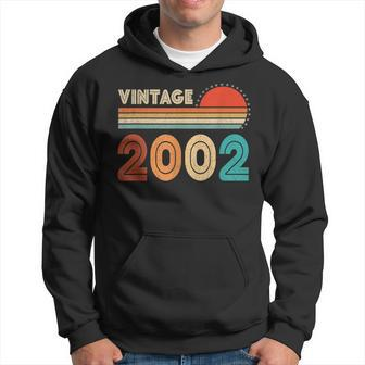 21 Year Old Vintage 2002 Limited Edition 21St Birthday Retro Hoodie - Seseable