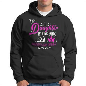 21St Birthday Dad Mom 21 Years Old For Daughter Family Hoodie | Mazezy UK