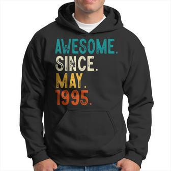 28 Year Old Awesome Since May 1995 28Th Birthday Hoodie | Mazezy