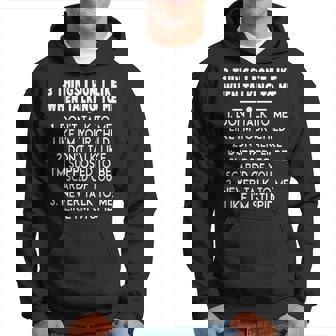 3 Things I Don’T Like When Talking To Me Don’T Talk To Me Hoodie - Seseable