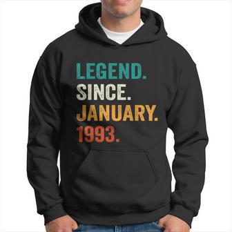 30 Year Old Gift 30Th Birthday Legend Since January 1993 Hoodie - Monsterry AU