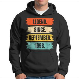 30 Years Old Gifts 30Th Birthday Legend Since September 1993 Hoodie - Thegiftio UK