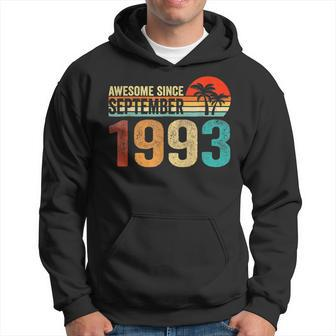 30 Years Old Gifts Awesome Since September 1993 30Th V2 Hoodie - Thegiftio UK