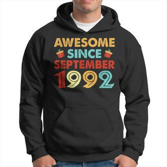 31 Years Old Awesome Since September 1992 31St Birthday Men Hoodie - Thegiftio UK