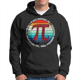 314 Pi Digits Vintage 314 Pi Math Teacher Happy Pi Day Hoodie - Seseable