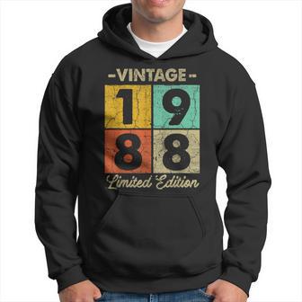 35 Year Old Gifts Vintage 1988 Limited Edition 35Th Birthday V9 Hoodie - Thegiftio UK
