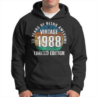 35 Years Of Being Awesome Vintage 1988 Limited Edition Hoodie - Seseable