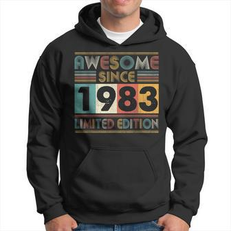 40 Year Old Awesome Since 1983 Limited Edition 40Th Birthday Hoodie - Seseable