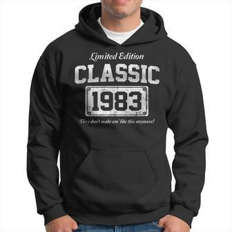 40 Year Old Vintage 1983 Classic Car 40Th Birthday Gifts V2 Hoodie - Seseable