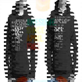 40 Years Old Awesome Since April 1983 40Th Birthday Hoodie | Mazezy