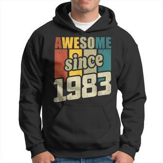 40 Years Old Vintage Awesome Since 1983 40Th Birthday Hoodie | Mazezy