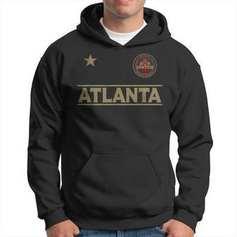 404 United Atlanta Soccer Jersey Original Design Distressed Hoodie | Mazezy