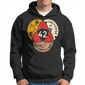 42 Answer To Life Universe And Everything Science Vintage Hoodie - Seseable