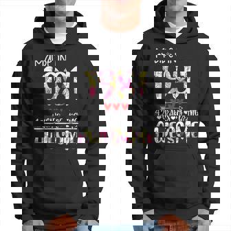 42Th Birthday Gifts For Women Floral Made In 1981 Birthday Hoodie | Seseable FR