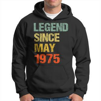 48 Year Old 48Th Birthday Gifts Legend Since May 1975 Hoodie | Mazezy