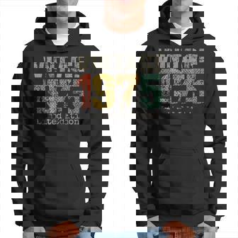 48 Year Old Gifts Vintage 1975 Limited Edition 48Th Birthday Hoodie | Mazezy