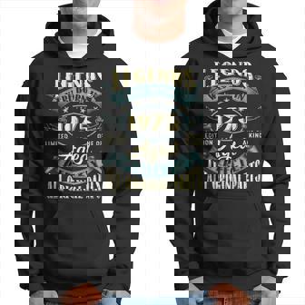 48Th Birthday Gifts Vintage Legends Born In 1975 48 Year Old Hoodie | Mazezy