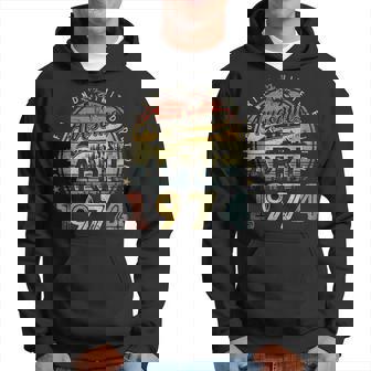 49 Year Old Awesome Since April 1974 49Th Birthday Hoodie | Mazezy