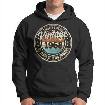 55 Year Old Gifts Vintage 1968 Limited Edition 55Th Birthday V4 Men Hoodie Graphic Print Hooded Sweatshirt - Seseable