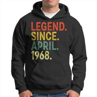 55 Year Old Legend Since April 1968 55Th Birthday Hoodie | Mazezy