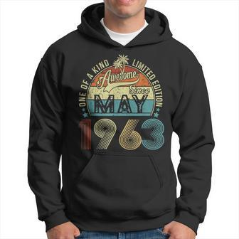 60 Years Old Vintage May 1963 Gifts 60Th Birthday Men Women Hoodie | Mazezy DE