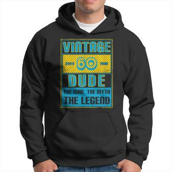 60Th Birthday Gifts For Men Age 60 Year Old Vintage Dad 1960 Hoodie - Seseable