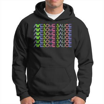 70S Vintage Style Awesome Sauce T Hoodie - Seseable