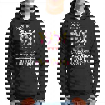 72Th Birthday Gifts For Women Floral Made In 1951 Birthday Hoodie - Seseable