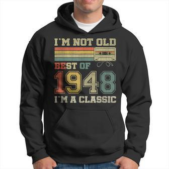 75 Year Old Gifts Vintage 1948 Limited Edition 75Th Birthday V3 Men Hoodie Graphic Print Hooded Sweatshirt - Seseable