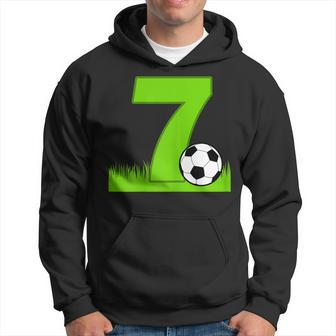 7Th Birthday Soccer For 7 Years Old Hoodie | Mazezy