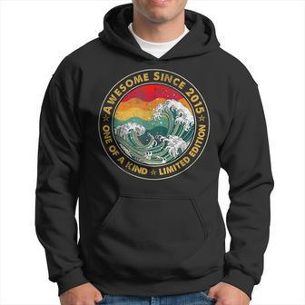 8 Year Old Gift Vintage Awesome Since 2015 Limited Edition Hoodie - Thegiftio UK