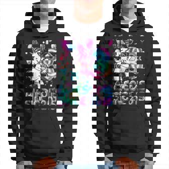 8 Years Old Unicorn Flossing 8Th Birthday Girl Unicorn Party Hoodie | Mazezy