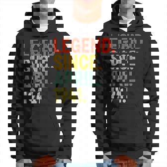 82 Year Old Legend Since April 1941 82Nd Birthday Hoodie | Mazezy