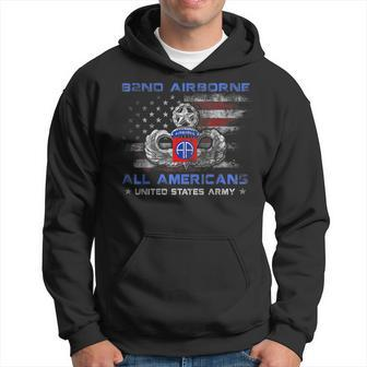 82Nd Airborne Division All Americans Us Army Mens Men Hoodie Graphic Print Hooded Sweatshirt - Seseable