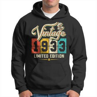 90 Year Old Gifts Vintage 1933 Limited Edition 90Th Birthday V6 Hoodie - Thegiftio UK