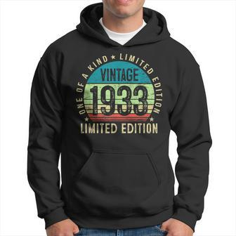 90 Years Old Vintage 1933 Limited Edition 90Th Birthday Gift V2 Hoodie - Seseable