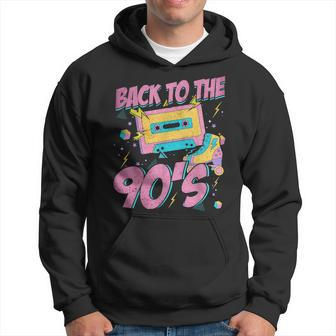 Back To The 90S 90S Disco Radio And Techno Era Vintage Retro Men Hoodie - Thegiftio UK