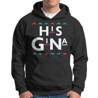 90S Sitcom Nostalgia His Gina Couples Matching Gift Outfit Hoodie | Mazezy
