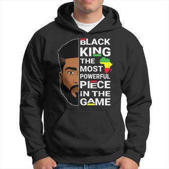 African Afro Black King The Most Powerful Piece In The Game Men Hoodie - Thegiftio UK